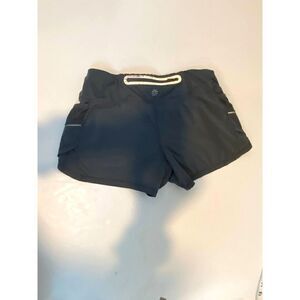 Athleta Ready Set Shorts Gray Lined Running Athletic - Size XS